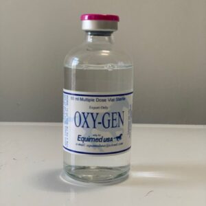 Oxy-gen 60ml, Oxygen injection for horses, Oxygen 60ml injection, Oxy-Gen, race horses, performance enhancer, equine health, equestrian supplements,