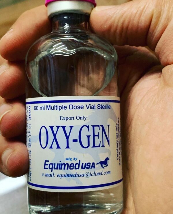 Oxy-gen 60ml, Oxy-gen 60ml injection, buy Oxy-gen 60ml injection online, Oxy-gen 60ml veterinary supplies, Oxy-gen injection for sale, Oxy-gen 60ml injection by Equimed USA,