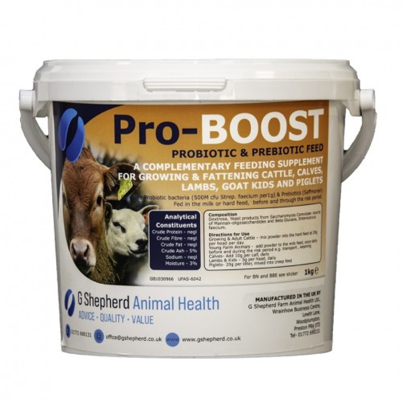 Pro-BOOST, Pro-BOOST Probiotic & Prebiotic Powder for Animal Use,
