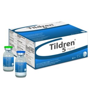 Tildren 5mg/ml, Tildren injection, Tildren for horses, Tildren 5mg/ml for horses, Tiludronic acid, equine bone treatment, horse osteoporosis, veterinary bisphosphonate, horse medicine, bone health in horses, Tildren,