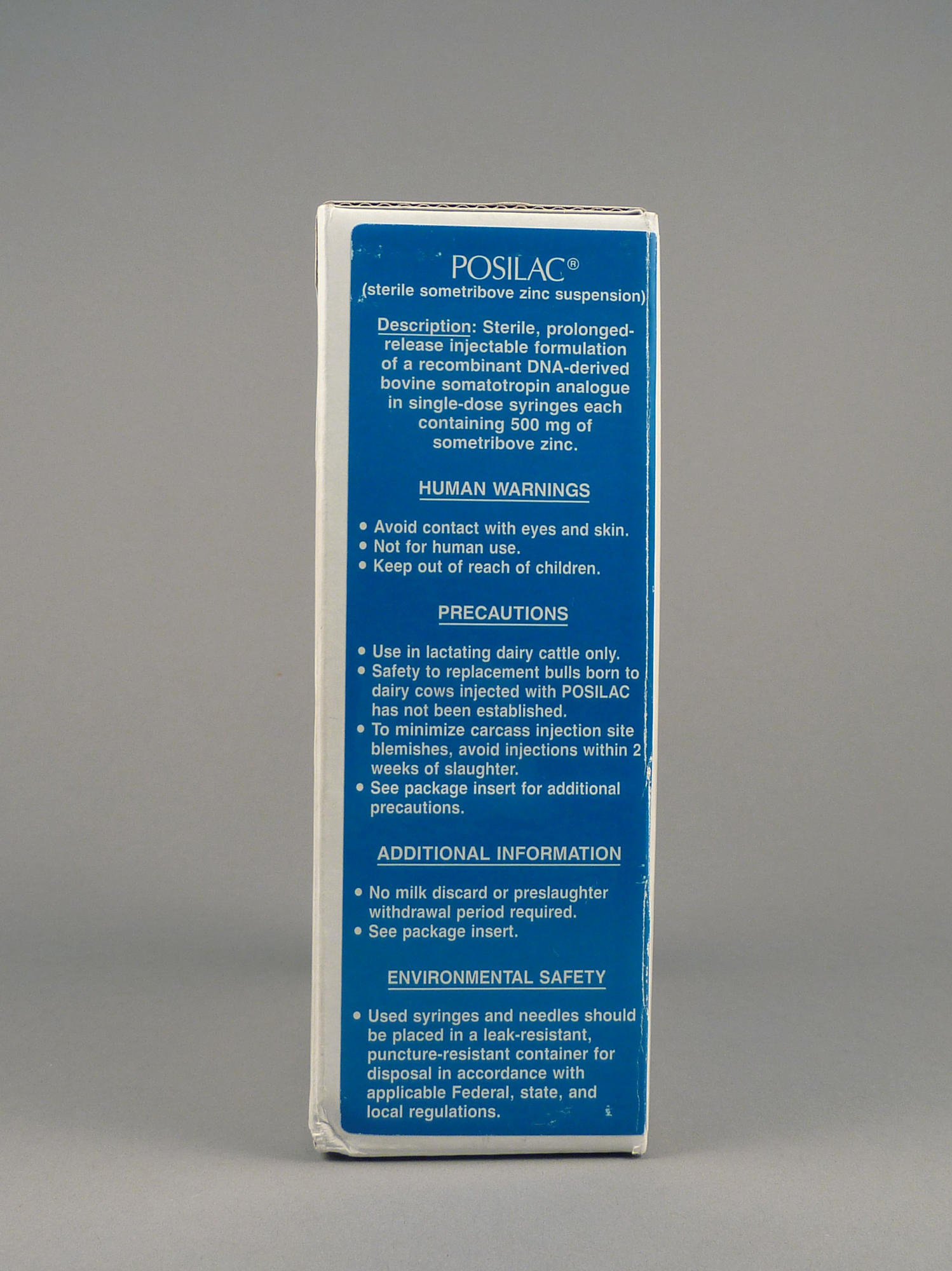 Posilac 500mg, Posilac sterile sometribove Zinc suspension, sometribove Zinc, Posilac, Posilac 500mg, Posilac sterile sometribove Zinc suspension, sometribove Zinc, Posilac,